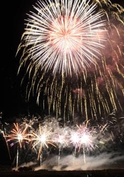 Fireworks from Masuda