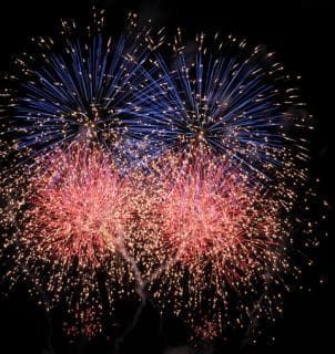 Fireworks at the end of the festival