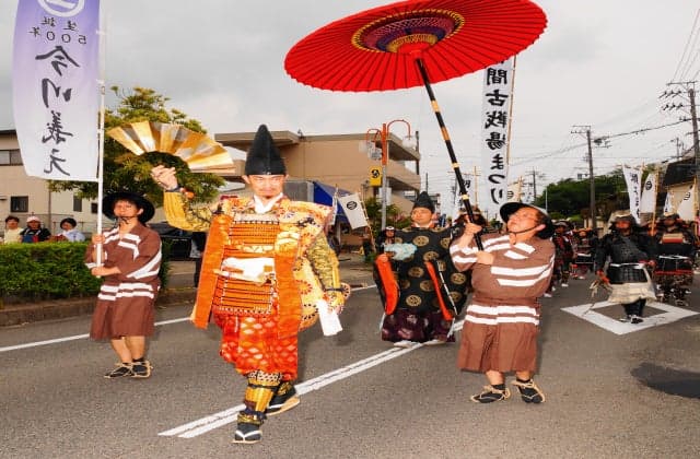 The warrior procession (Yoshimoto Imagawa)