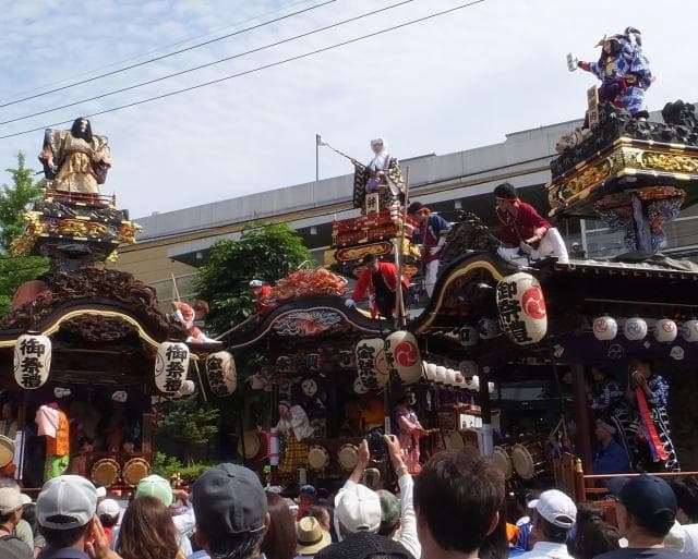 拝島三町の人形屋台