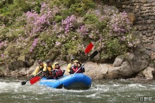 日野川下り（ラフティング）