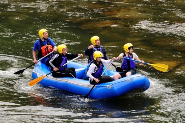日野川下り（ラフティング）