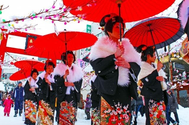 丸髷行列