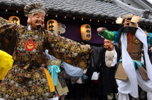 The dance of the Seven Lucky Gods