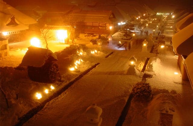 大内宿雪まつり