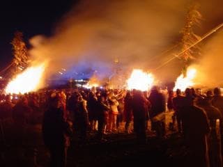 Saginaga's dumpling grilled