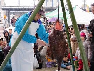 あんこうつるし切り