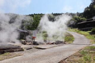 Take-no-yu and Hage-no-yu steam