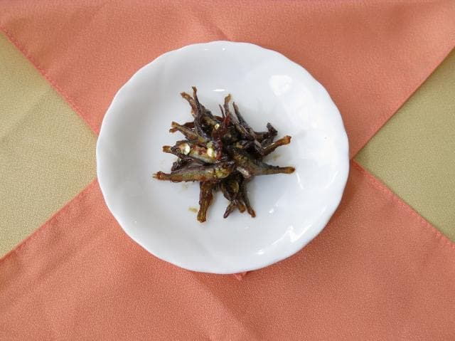 Small sweetfish boiled