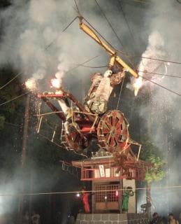 Kobari Matsushita-style rope fire