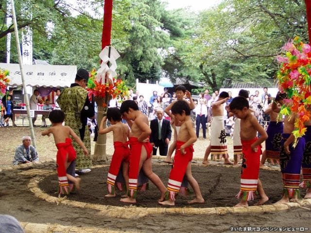 In the old-fashioned ring in the Iwatsuki Sasakubo area