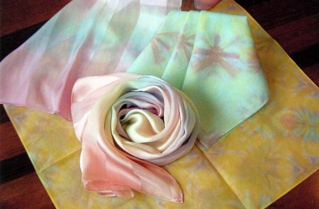 Hachimantai geothermal steam dyeing