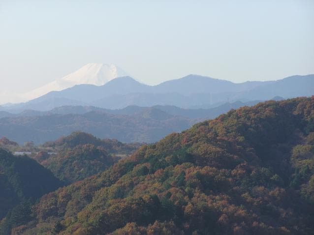 天覧山山頂からの眺め