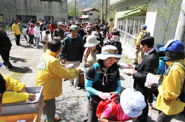 西沢渓谷山開き②