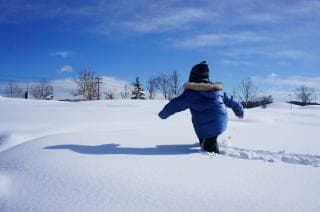一面の雪海原（ゆきうなばら）