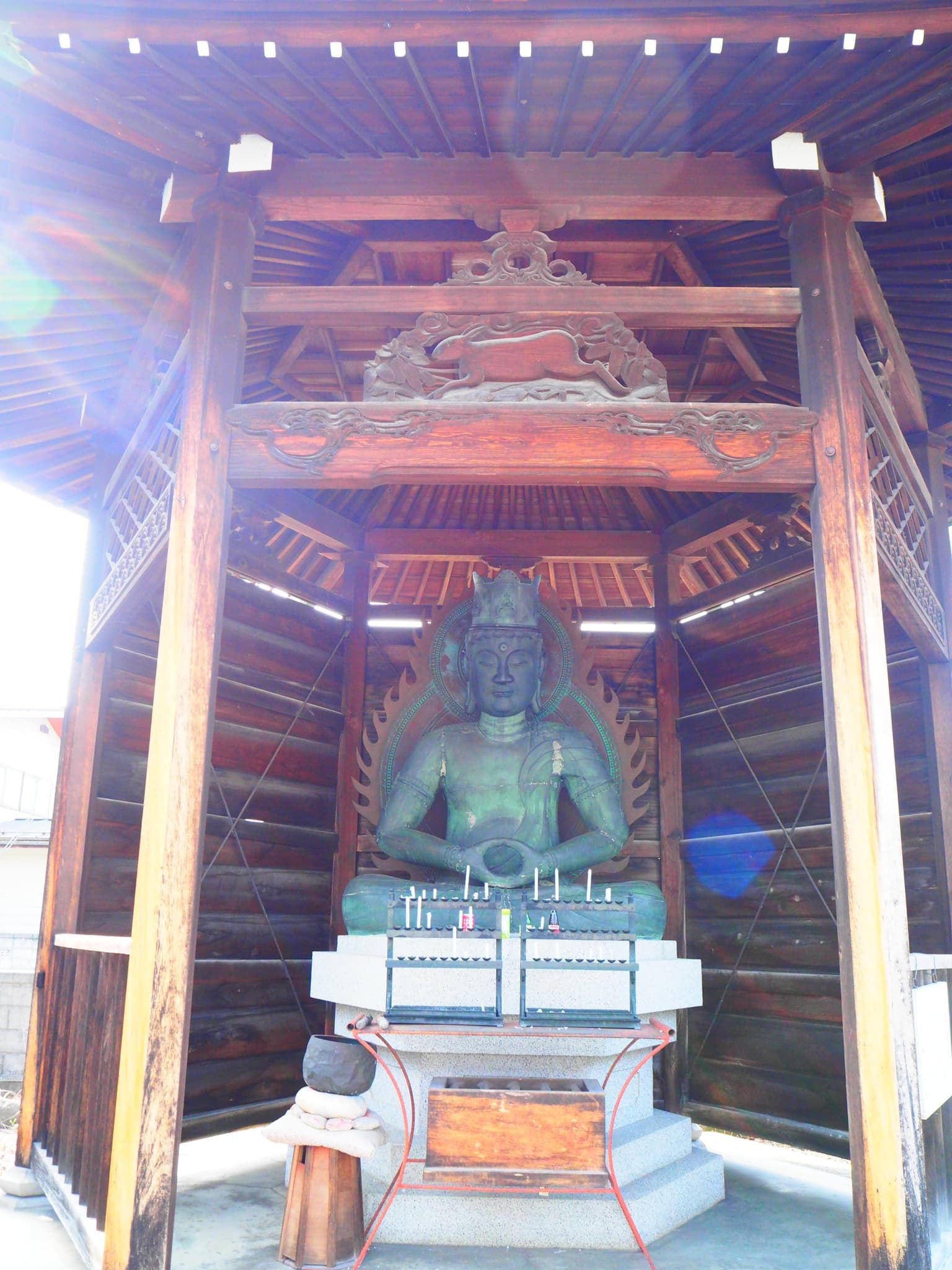 Seated statue of Dainichi Nyorai
