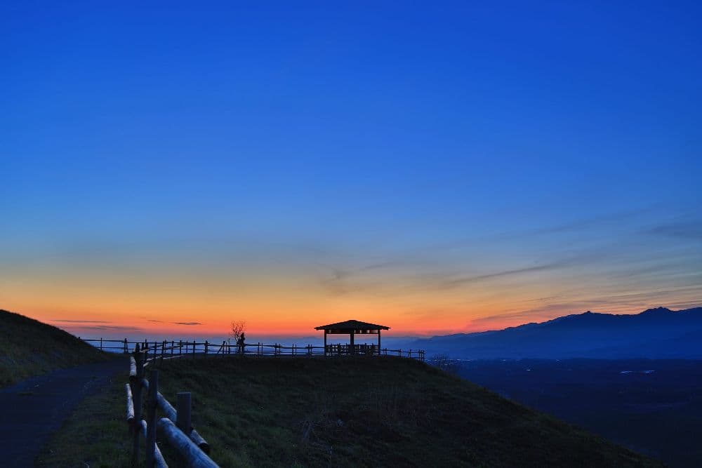 The first day of Ogidake, Aso City
