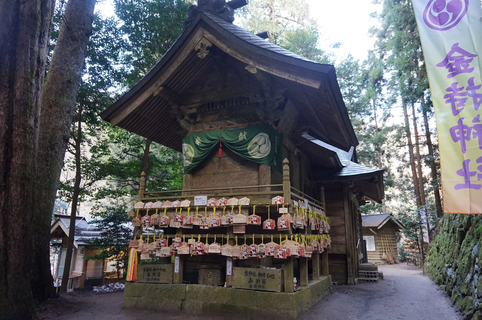 Behind Kinmochi Shrine