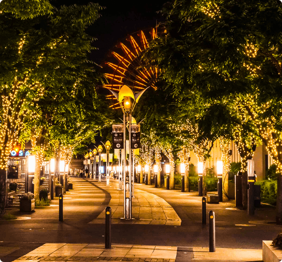 Illumination of Kobe Gaslight Street