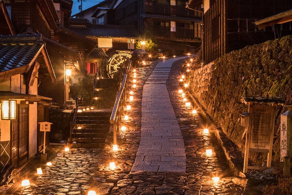 2018 "Field Light Festival Photo Contest" Grand Prize "Light Road" (Magomejuku) Seiwa Ogiyama