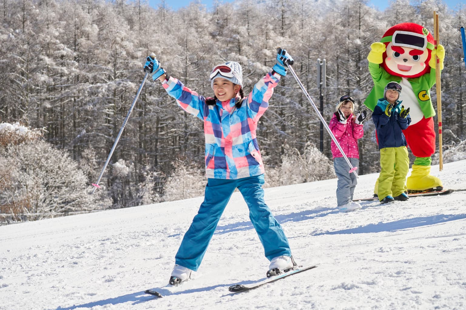 Hira Snow Park in Shirakaba Resort Pond