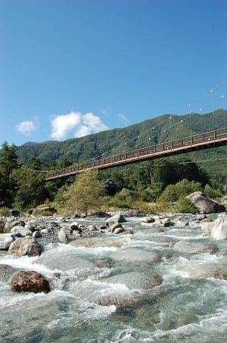Clear stream of Otagiri River