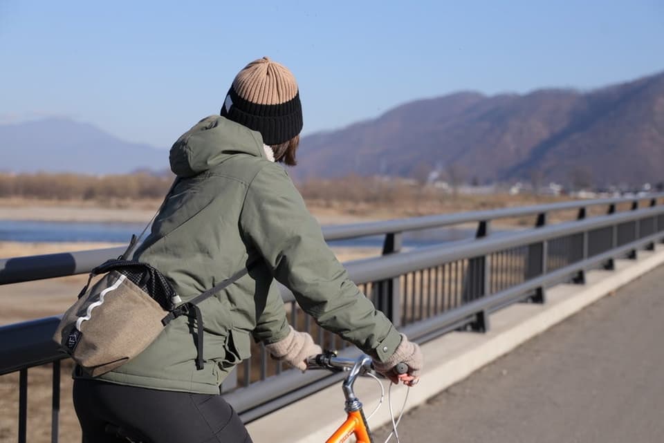 「ジャパンアルプスサイクリングロード」のモデルルートが走る長野県千曲市。