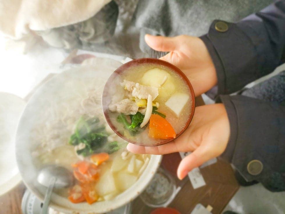 Restaurant Kamakura Village's specialty "Noroshi Nabe"