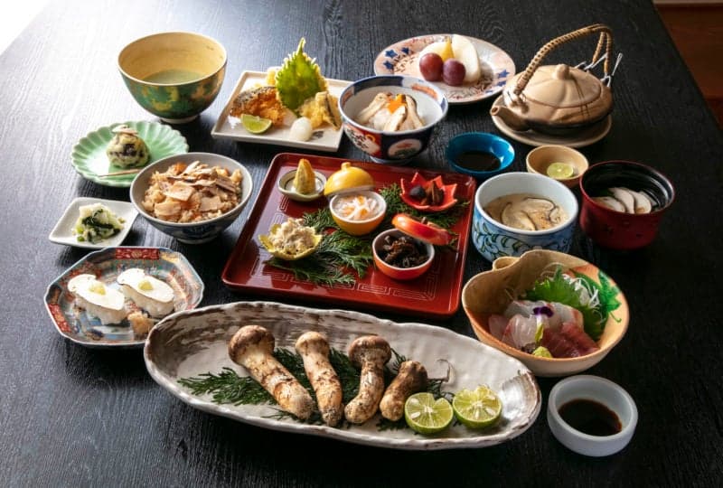 Matsutake Mushroom Kaiseki Full Course