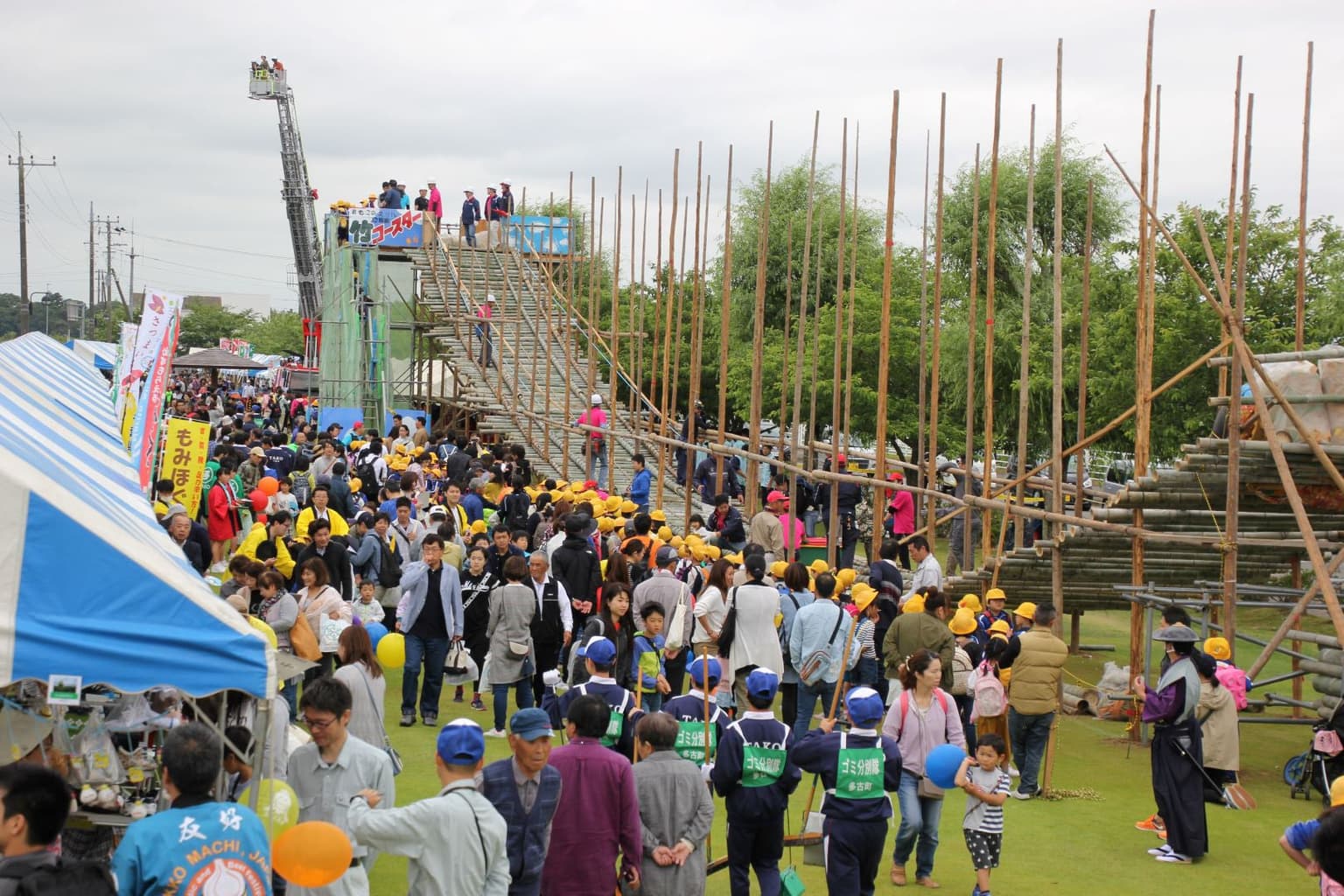 あじさい祭り・竹コースター（2024年）