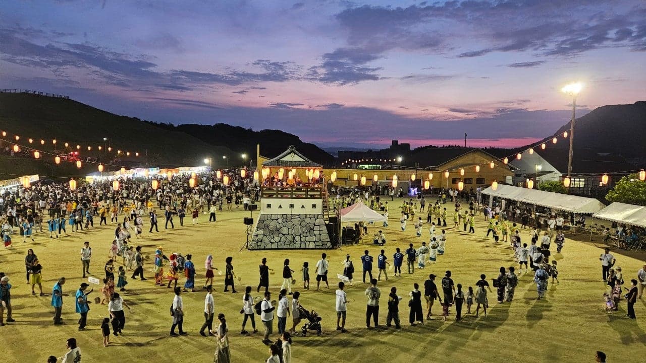 Oldness and Kawara Summer Festival Bon Dance Festival _Bon Odori