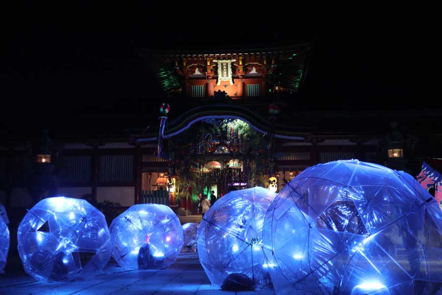 Hofu Tenman-gu Shrine Tanabata Festival Hikari no Saiba (Uratama Art)