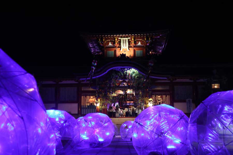 Hofu Tenman-gu Shrine Tanabata Festival Hikari no Saiba (Uratama Art)