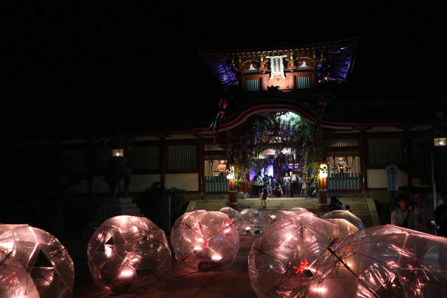 Hofu Tenman-gu Shrine Tanabata Festival Hikari no Saiba (Uratama Art)