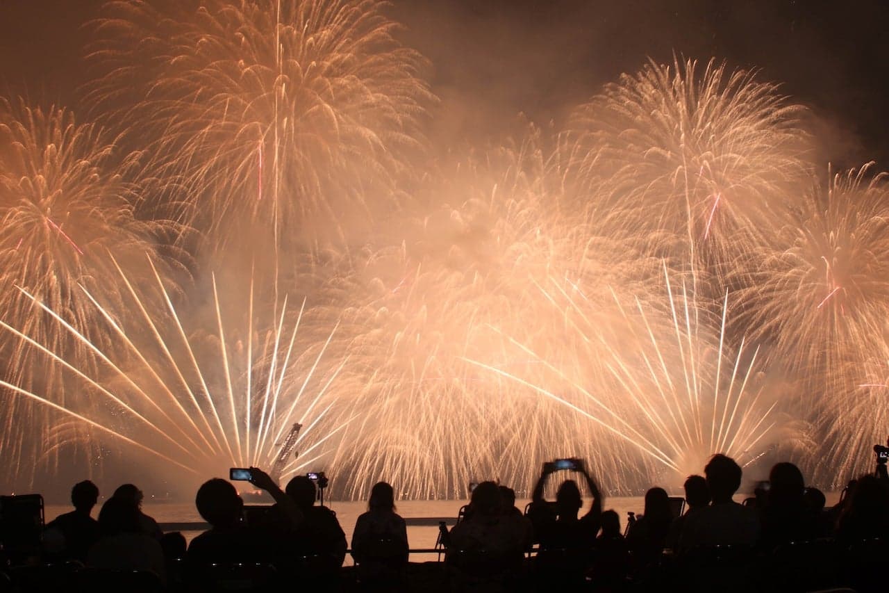 Beppu City 100th Anniversary Commemorative Project Beppu Fire Sea Festival Nori Fireworks Festival