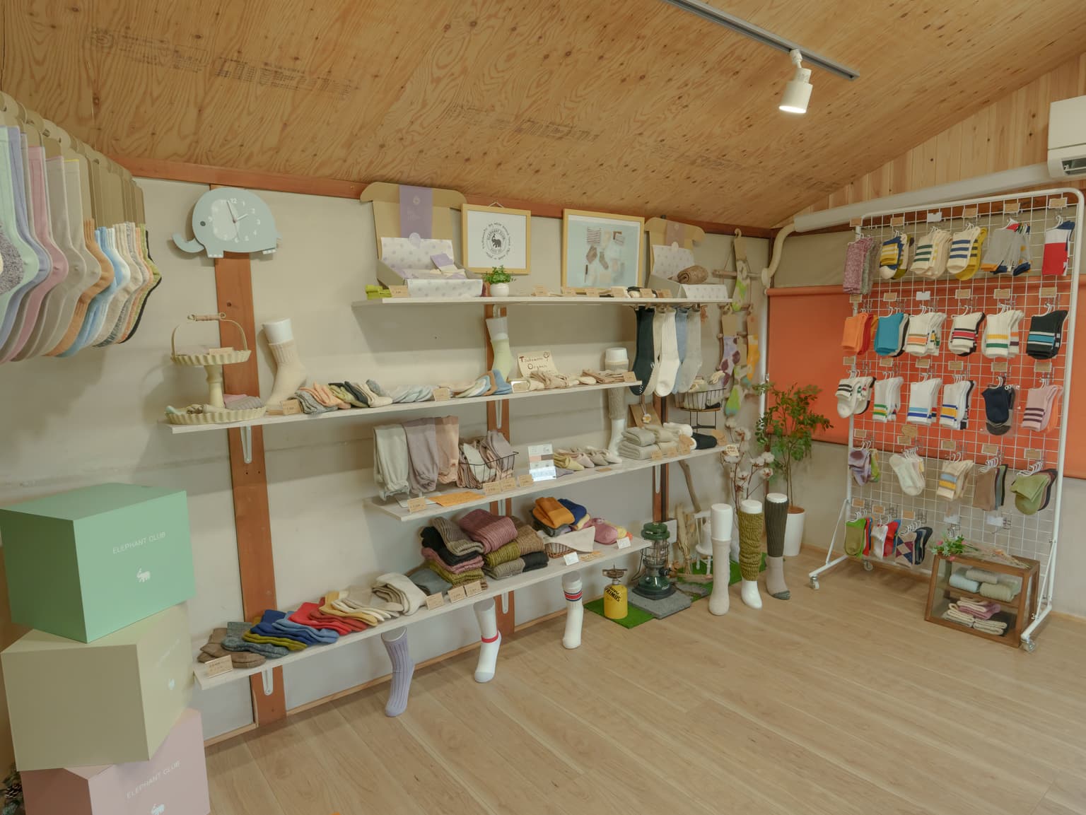 Inner view of the direct sales shop