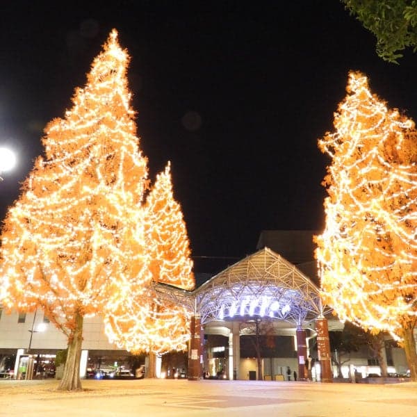 防府駅みなとぐち広場イルミネーション
