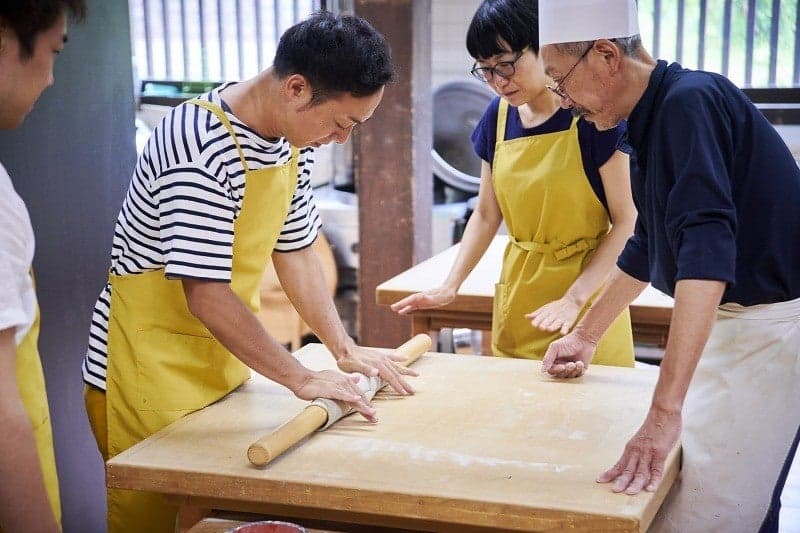 Soba making experience