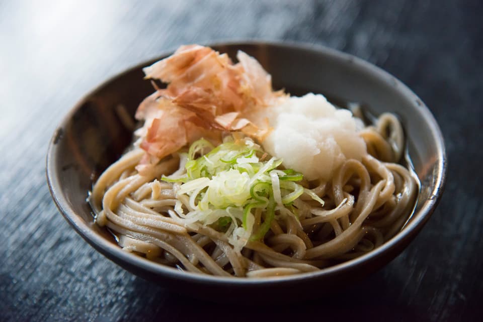 Grated soba of "Sobanosato Ikedaya"