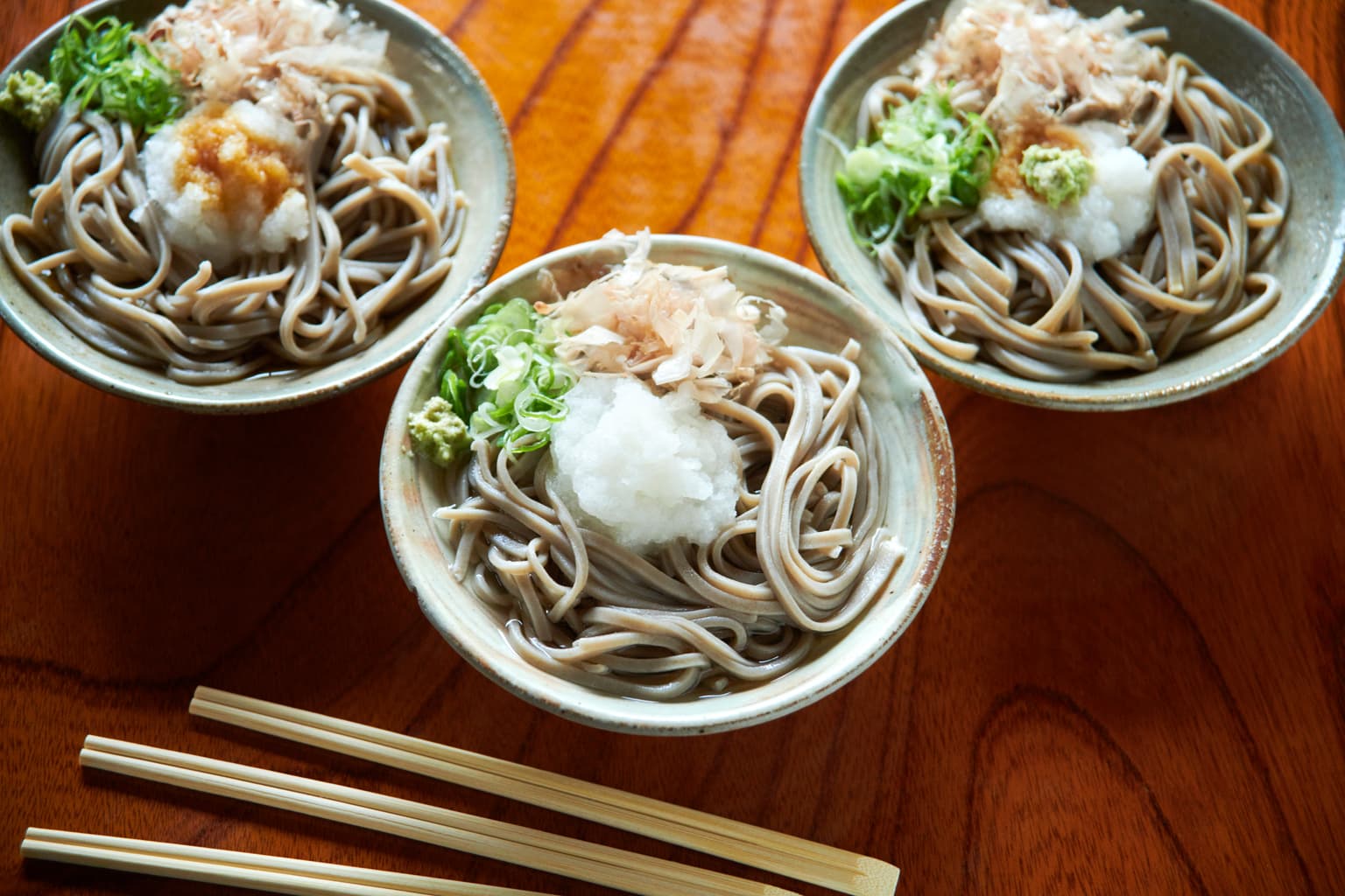 Grated soba of "Soba restaurant Ichifuku" (raw soy sauce, salt dashi, soy sauce dashi)