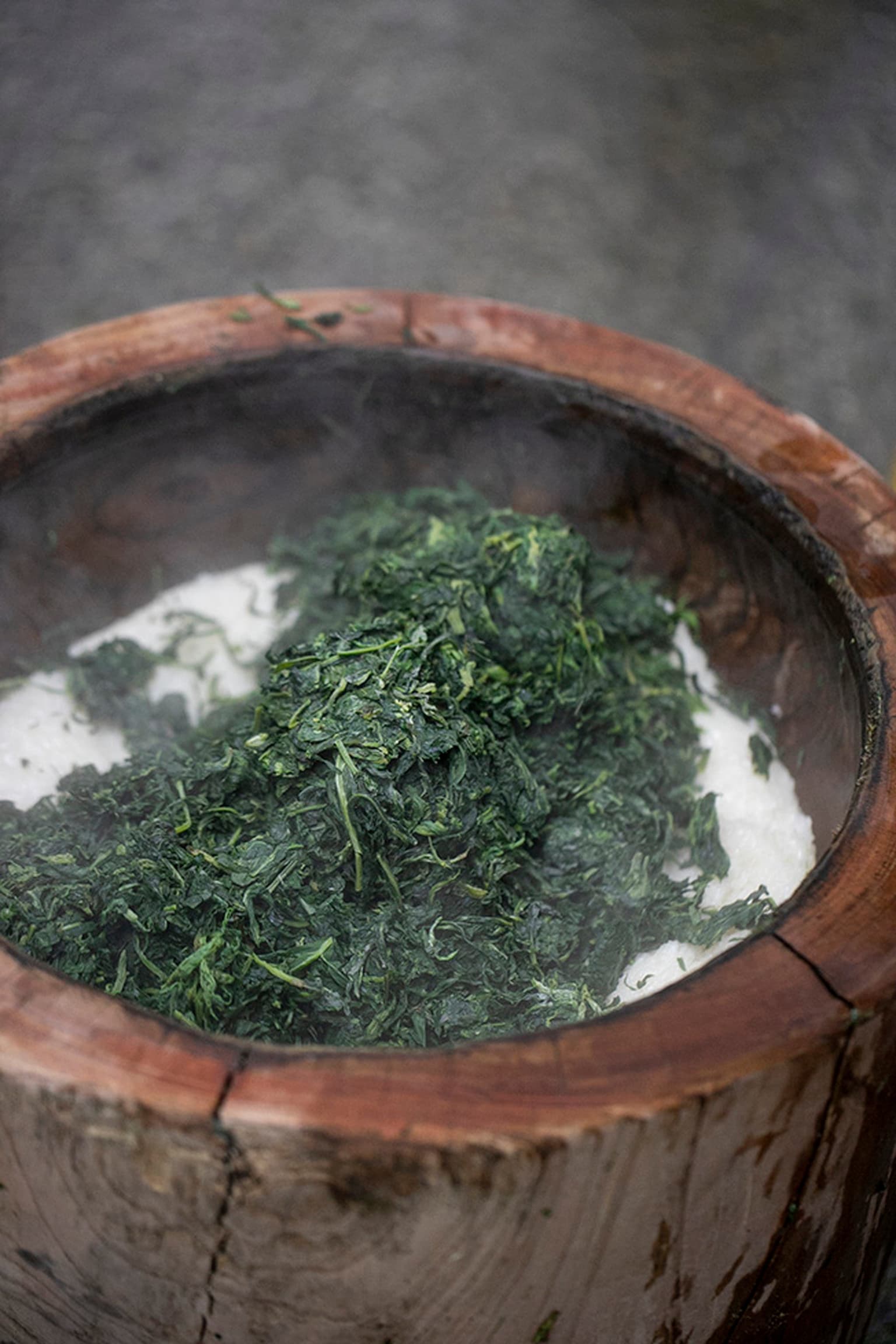 池田町のよもぎがたっぷり