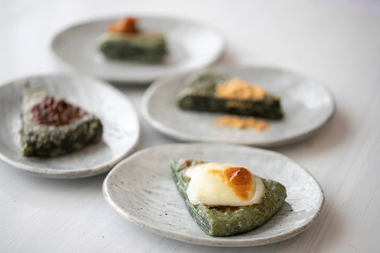 砂糖醤油やきなこ、チーズをのせて頂くのもおすすめ