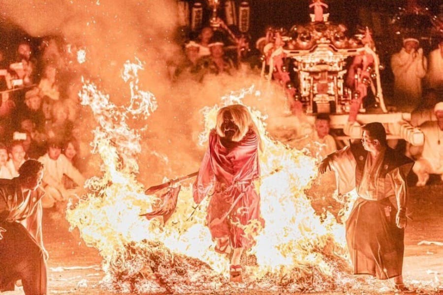 Tengu's fire crossing