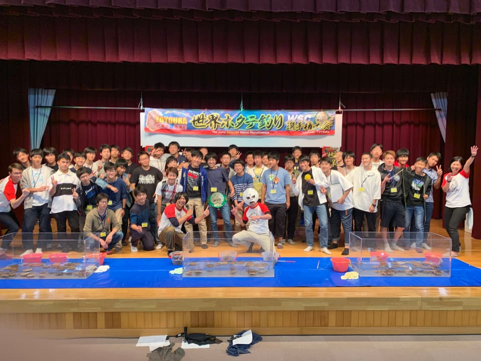 豊浦ほたて釣り体験1