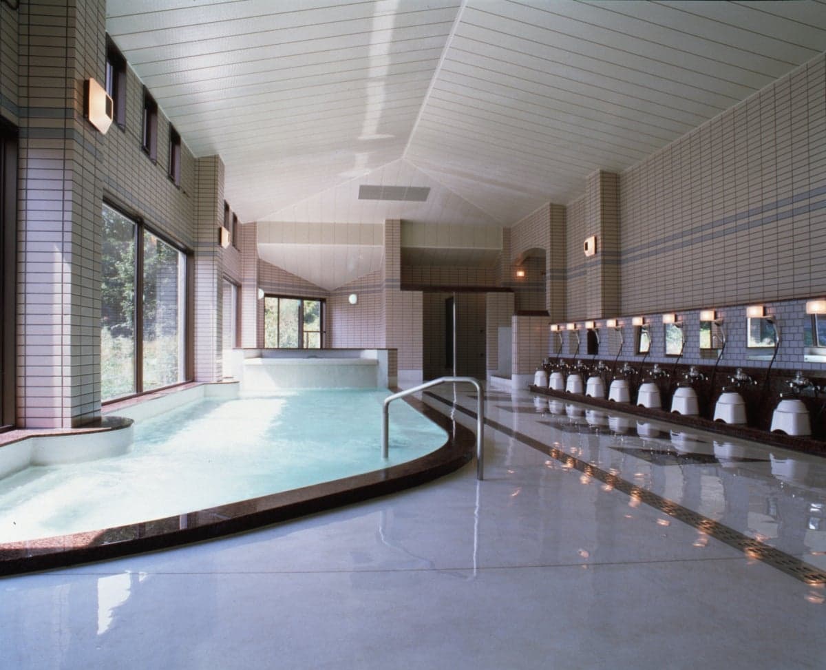 There is also a sauna in the public bath.