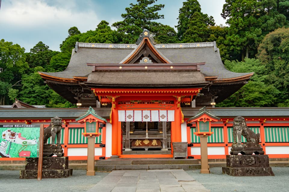 1600年以上の歴史を誇る格式ある神社。