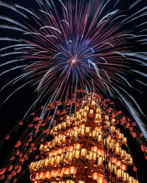 Yorii Tamayodo Suitengu Festival Fireworks Festival