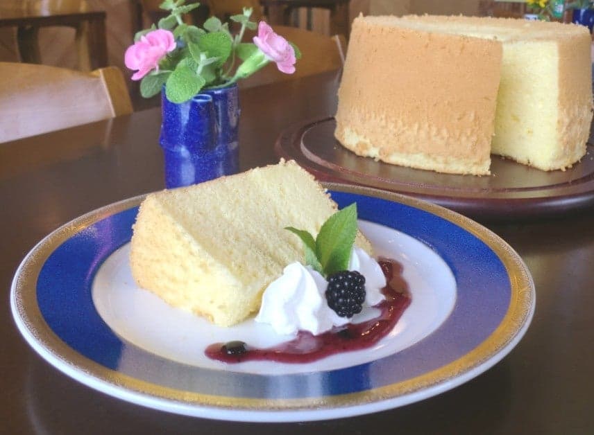 Rice flour chiffon cake
