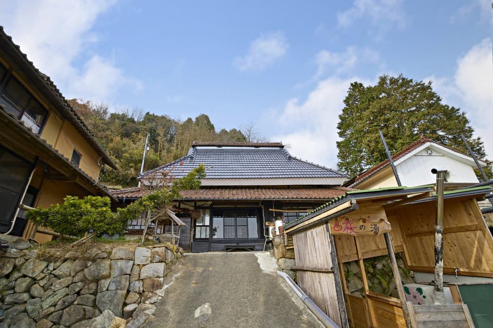 Farmer's guest house cherry blossoms