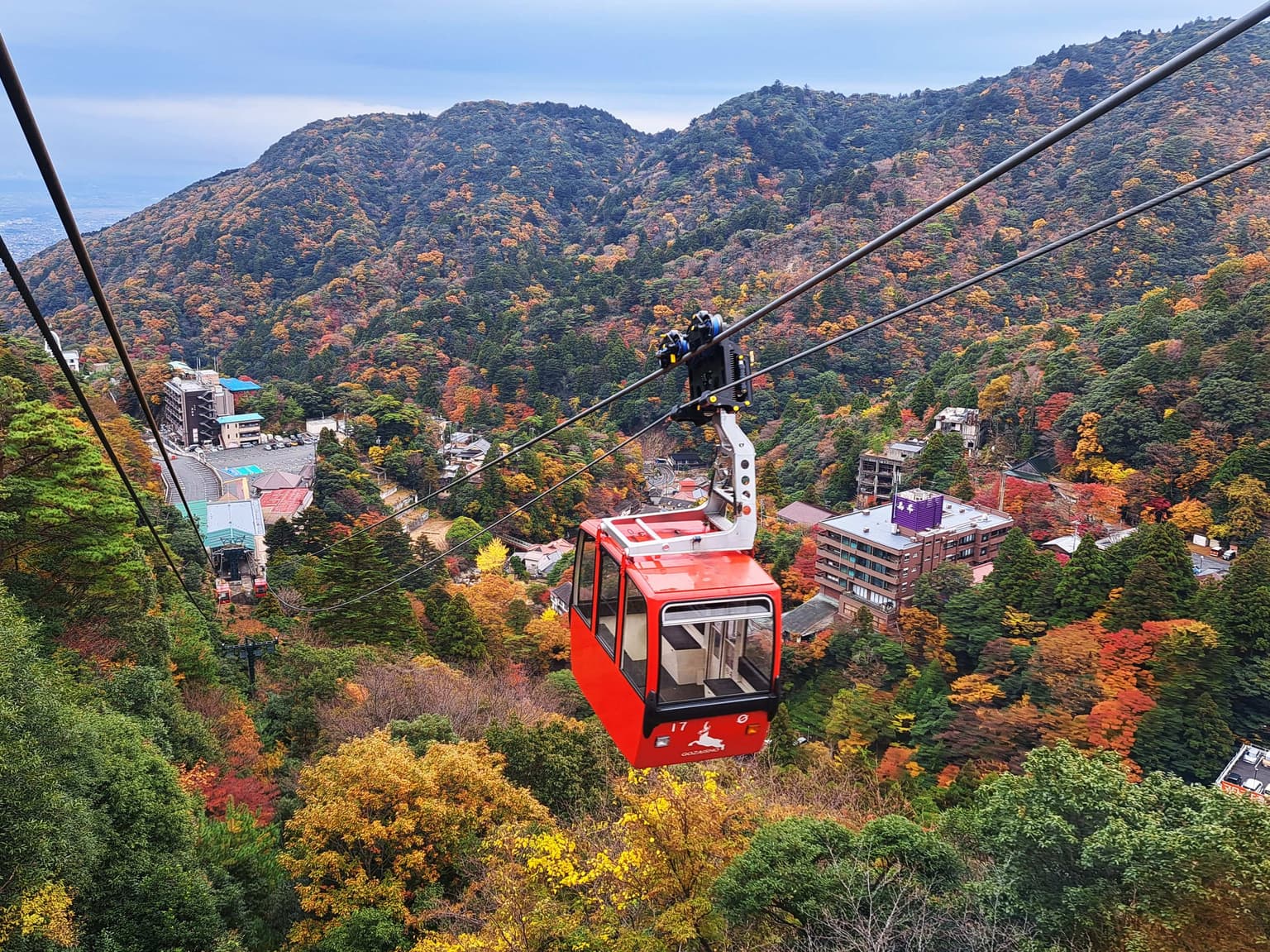 湯の山温泉の紅葉